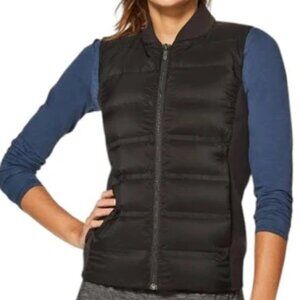 Lululemon Down & Around Vest Insulated 800 Goose Down Glyde Black Sz 6